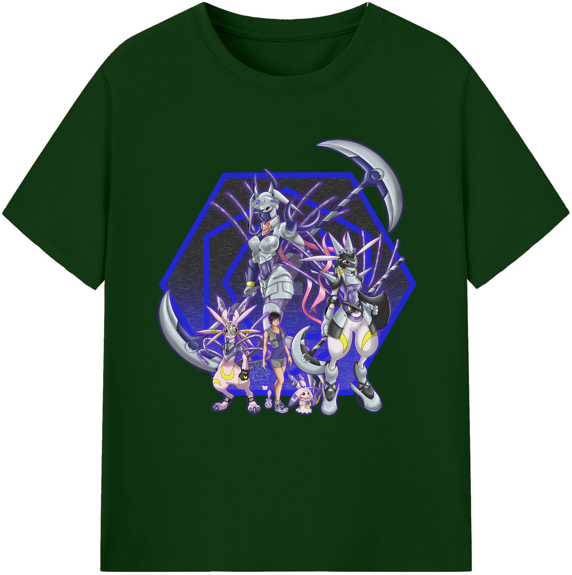 （画像用） Digimon デジタルモンスター/デジモン 綿100％半袖Tシャツ（フロントプリント）